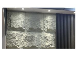 Alternative view of Πάνελ Τοίχου PU Whitestone Block [0.6×0.6m]